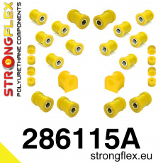 286115A: Strongflex Sada silentbloků zadního zavěšení varianta SPORT