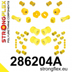 286204A: Strongflex Kompletní sada silentbloků pro zavěšení R33 R34 AWD varianta SPORT