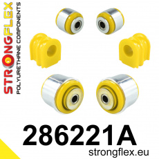 286221A: Strongflex Sada silentbloků předního zavěšení varianta SPORT