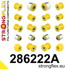 286222A: Strongflex Sada silentbloků zadního zavěšení varianta SPORT