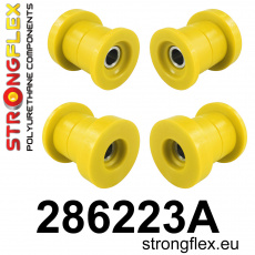 286223A: Strongflex Sada silentbloků zadního nosníku varianta SPORT