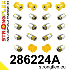 286224A: Strongflex Sada silentbloků zadního zavěšení varianta SPORT