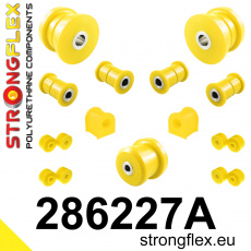 286227A: Strongflex Sada silentbloků zadního zavěšení varianta SPORT