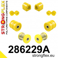 286229A: Strongflex Sada silentbloků předního zavěšení varianta SPORT