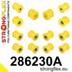 286230A: Strongflex Sada silentbloků zadního zavěšení varianta SPORT