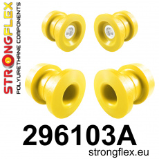 296103A: Strongflex Sada silentbloků zadního nosníku varianta SPORT
