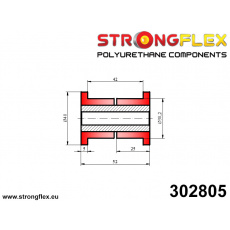 302805: Strongflex Univerzální silentblok 30mm