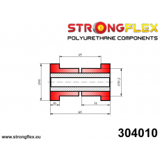 304010: Strongflex Univerzální silentblok 30mm