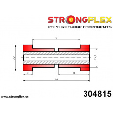 304815: Strongflex Univerzální silentblok 30mm