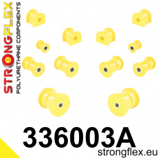 336003A: Strongflex Sada silentbloků zadního zavěšení varianta SPORT