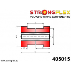 405015: Strongflex Univerzální silentblok 40mm