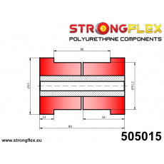 505015: Strongflex Univerzální silentblok 50mm