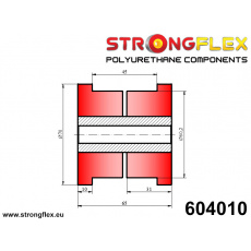 604010: Strongflex Univerzální silentblok 60mm