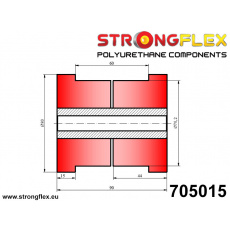 705015: Strongflex Univerzální silentblok 70mm