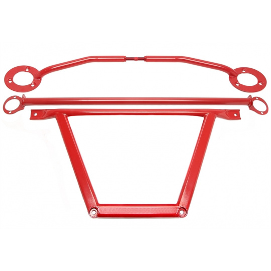 TA Technix rozpěrná tyč BMW řada 3 E36 316i přední + zadní (kompletní kit), červená