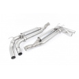 Milltek Sport výfukový systém cat-back s klapkami (použití origiálních klapek) pro Mercedes třída G G63 (W463) 4.0 Bi-Turbo V8 (UK/EU s GPF/OPF) 2019-2024, Jet-90 karbonové koncovky