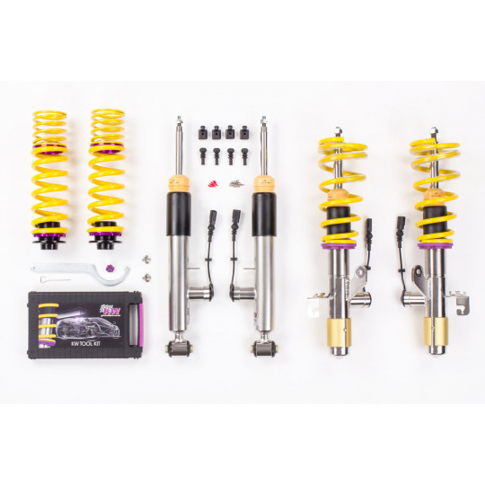 Výškově stavitelný podvozek KW DDC - Plug & Play s elektronicky nastavitelnou tuhostí pro Volkswagen Passat Estate 3c5 max zatížení PN 1106 - 1180 kg, do 1180 kg
