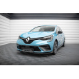 Maxton Design spoiler pod přední nárazník pro Renault Clio Mk5 R.S. Line, černý lesklý plast ABS