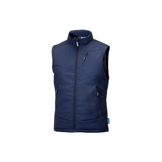 Sparco Grit zateplená vesta, barva: modrá, velikost: XXXL