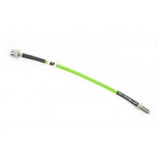 Forge Motorsport sada opletených brzdových hadic pro Hyundai i20N, barva potahu: zelená