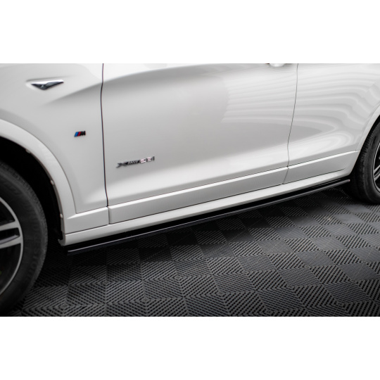 Maxton Design difuzory pod boční prahy pro BMW X3 F25 FL, černý lesklý plast ABS Maxton Design difuzory pod boční prahy pro BMW X3 F25 FL, černý lesklý plast ABS