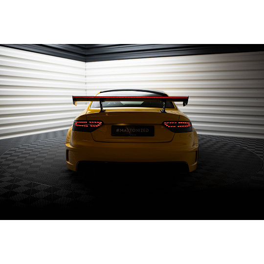 Maxton Design zadní křídlo s úzce rozkročenými držáky a LED světlem pro Audi A5 8T, 8T FL, pravý karbon, Coupe Maxton Design zadní křídlo s úzce rozkročenými držáky a LED světlem pro Audi A5 8T, 8T FL, pravý karbon, Coupe