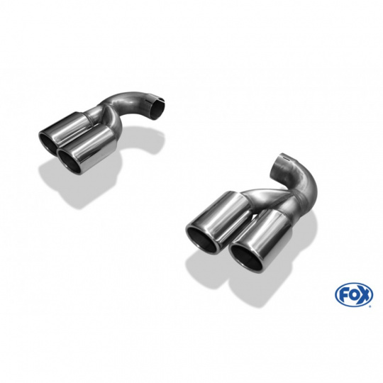 Fox Sportauspuff sada koncovek pro nasazení pro Volkswagen Touareg 7L s motorem 3.0 V6 TDI, 4.2 V8, 5.0 V10 TDI