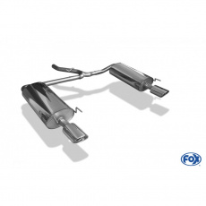 Fox Sportauspuff koncový tlumič výfuku s koncovkou 115x85 Typ 33 na obou stranách pro Chrysler Sebring JR s motorem 2.7