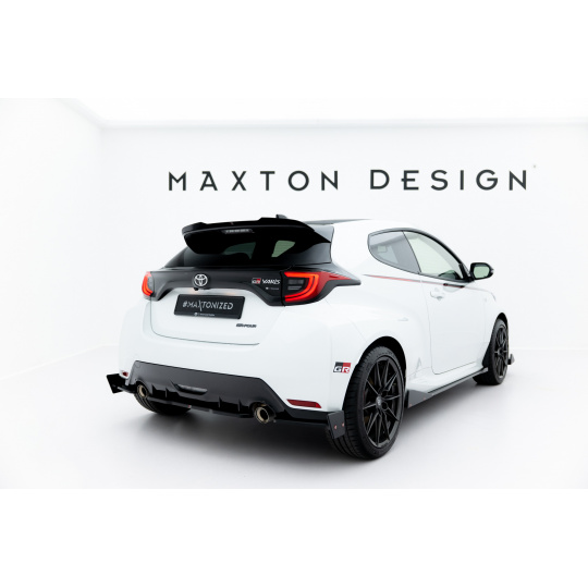 Maxton Design středový spoiler zadního nárazníku pro Toyota GR Yaris Mk3, černý lesklý plast ABS Maxton Design středový spoiler zadního nárazníku pro Toyota GR Yaris Mk3, černý lesklý plast ABS