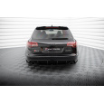 Maxton Design "Street Pro" difuzor zadního nárazníku pro Audi RS6 C6, plast ABS bez povrchové úpravy, s červenou linkou