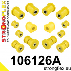 106126A: Strongflex Sada silentbloků předního zavěšení z polyuretanu varianta SPORT 106126A: Strongflex Sada silentbloků předního zavěšení z polyuretanu varianta SPORT
