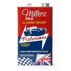 Plně syntetický závodní motorový olej Millers Oils NANODRIVE - Classic Sport High Performance 20w50 NT, 5L Plně syntetický závodní motorový olej Millers Oils NANODRIVE - Classic Sport High Performance 20w50 NT, 5L
