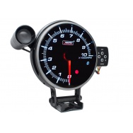 PROSPORT 115mm otáčkoměr pro benzinové motory 0-10tis. otáček s výstražným světlem