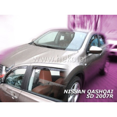 HEKO ofuky oken Nissan Quashqai 5 míst 5dv (2008-2013) přední + zadní