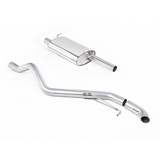 Milltek Sport výfukový systém DPF-Back s rezonátorem (tišší) pro Volkswagen Transporter \ Caravelle T5 SWB 180PS 2.0l BiTDI 2WD a 4MOTION 2010-2015, typ koncovek: skrytá