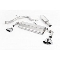 Milltek Sport homologovaný výfuk cat-back s rezonátorem pro Seat Leon Cupra 290 3/5-dvéř. Hatch (s GPF/OPF) 2019-2020, GT-80 dvojité leštěné koncovky