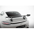 Maxton Design zadní křídlo s úzce rozkročenými držáky ver. 2 pro Porsche Cayman 982c, pravý karbon