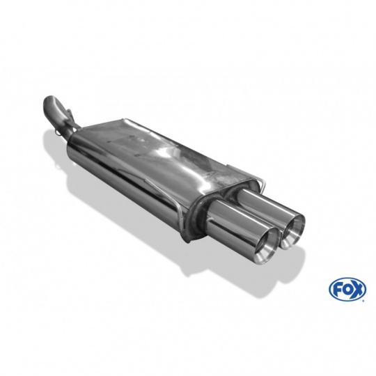 Fox Sportauspuff koncový tlumič výfuku s koncovkou 2x90 Typ 22 pro Toyota Celica T20 s motorem 1.8, 2.0