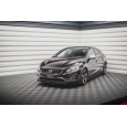 Maxton Design spoiler pod přední nárazník ver.2 pro Volvo S60 Mk2 Facelift, černý lesklý plast ABS, R-Design