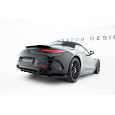Maxton Design spoiler pod zadní nárazník s žebrováním pro Mercedes SL R232/AMG 63, černý lesklý plast ABS