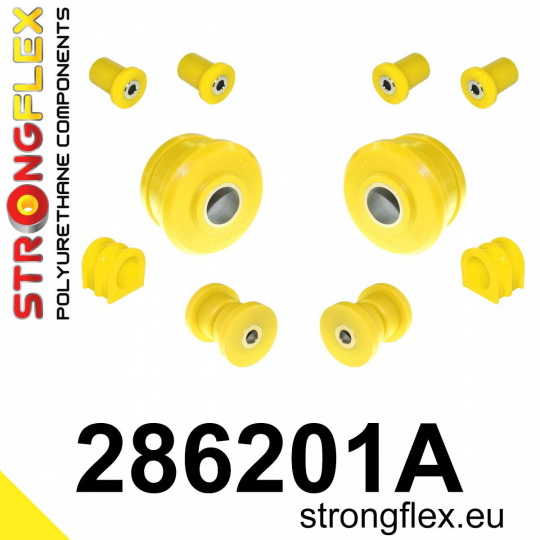 286201A: Strongflex Sada silentbloků předního zavěšení varianta SPORT