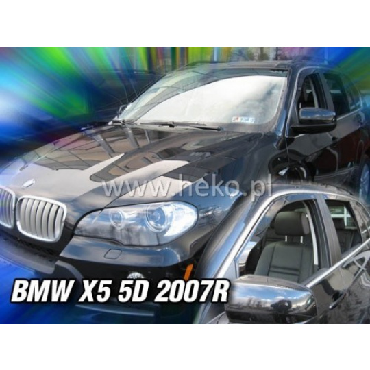 HEKO ofuky oken BMW X5 5dv (E70, 2006-2013) přední + zadní