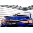 Maxton Design prodloužení spoileru pro Lexus ES F Sport Mk7, černý lesklý plast ABS