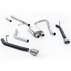 Milltek Sport výfukový systém cat-back Rear Exit (snižuje světlou výšku v zadní části vozidla) pro Jeep Gladiator (JT) 3.6 V6 2020-2024, GT-115 broušené titanové koncovky Milltek Sport výfukový systém cat-back Rear Exit (snižuje světlou výšku v zadní části vozidla) pro Jeep Gladiator (JT) 3.6 V6 2020-2024, GT-115 broušené titanové koncovky