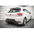 Maxton Design prodloužení spoileru pro Seat Ibiza Mk5, černý lesklý plast ABS