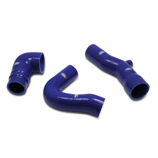Samco Sport 3-dílná sada silikonových hadic pro vedení tlakového vzduchu pro Ford Escort Cosworth YBP94 5/1994 - 1996 s turbodmychadlem T25, barva: modrá