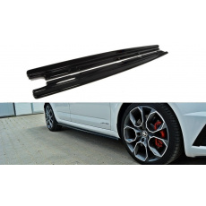 Maxton Design difuzory pod boční prahy pro Škoda Octavia RS Facelift Mk3, černý lesklý plast ABS Maxton Design difuzory pod boční prahy pro Škoda Octavia RS Facelift Mk3, černý lesklý plast ABS