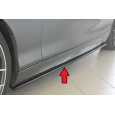 Rieger spoiler pod boční práh mont. strana levá pro BMW řada 1 F20 sedan / 4-dvéř. vč. faceliftu, 05/2015-, 09/11-03/2015, plast ABS lakovaný do černé lesklé barvy