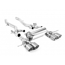 Milltek Sport koncový díl výfuku pro BMW řada 4 G82 M4/M4 Competition S58 3.0 Turbo (s OPF/GPF) 2020-2024, GT-115 broušené titanové koncovky