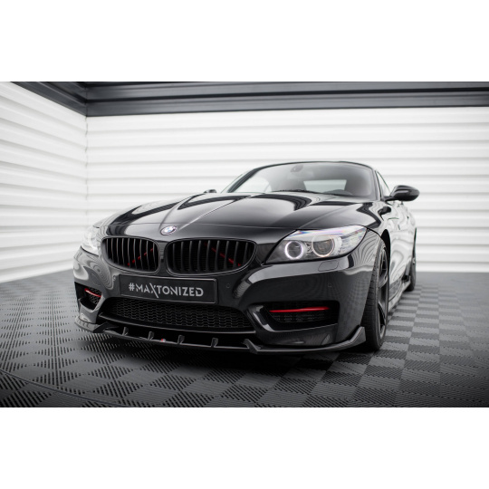 Maxton Design spoiler pod přední nárazník pro BMW Z4 E89 Facelift, černý lesklý plast ABS, M-pack